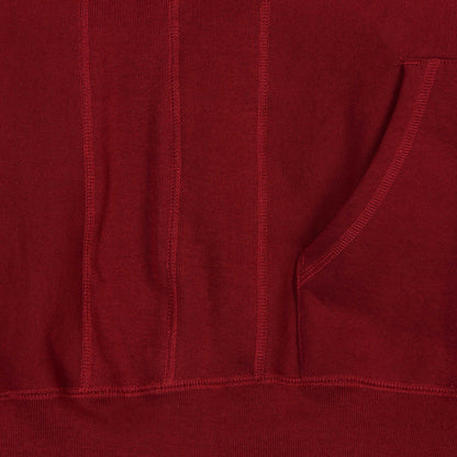 Pullover Hooded Sweatshirt - Burgundy