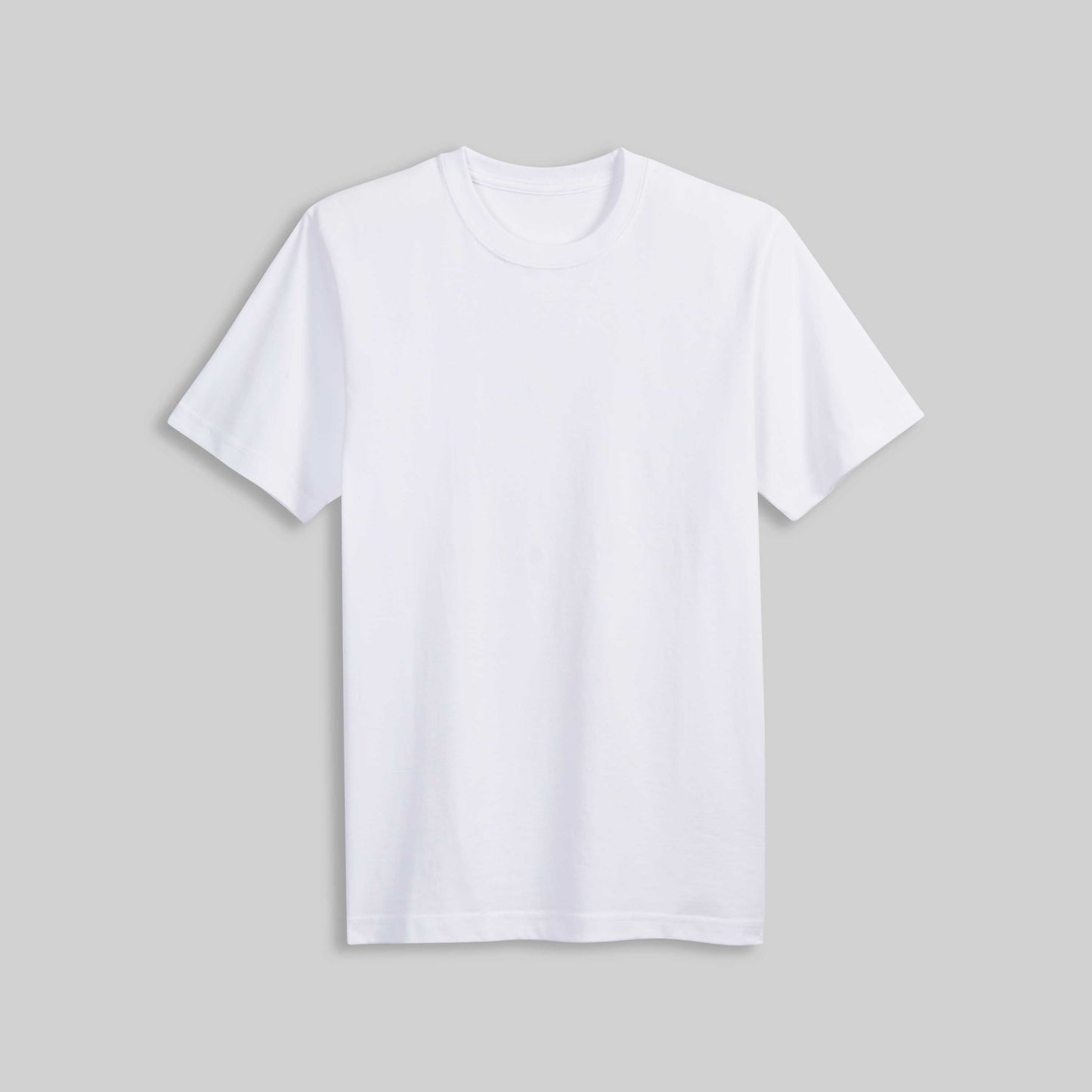 Classic Heavyweight Combed Cotton T-Shirt - White