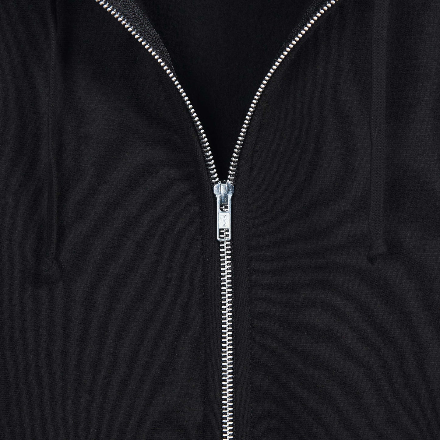 Premium Zip-Up Hooded Sweatshirt - Black
