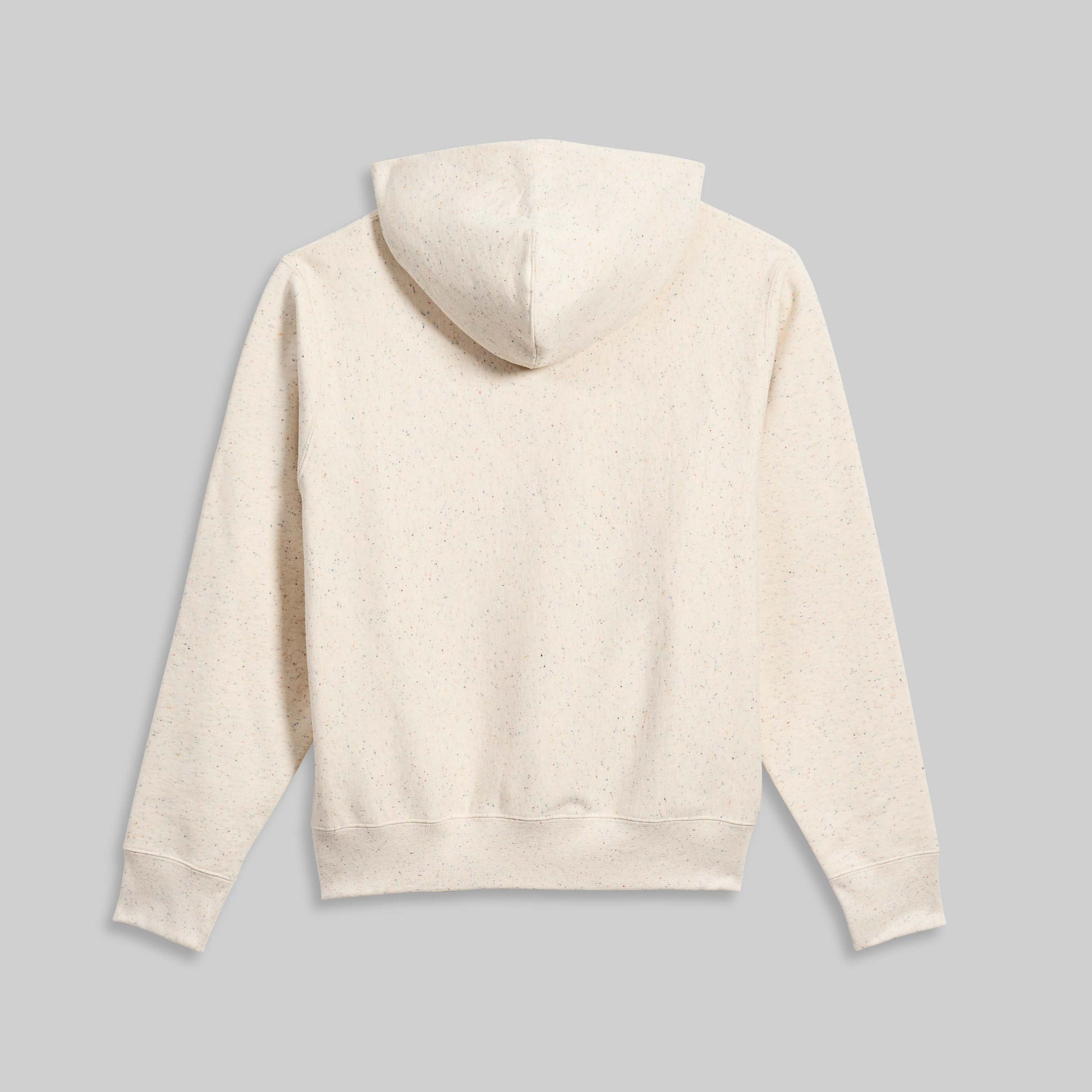 Relaxed Fit Pullover Hooded Sweatshirt - Natural Speckle