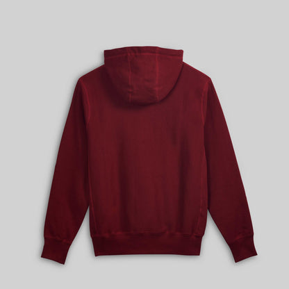 Pullover Hooded Sweatshirt - Burgundy