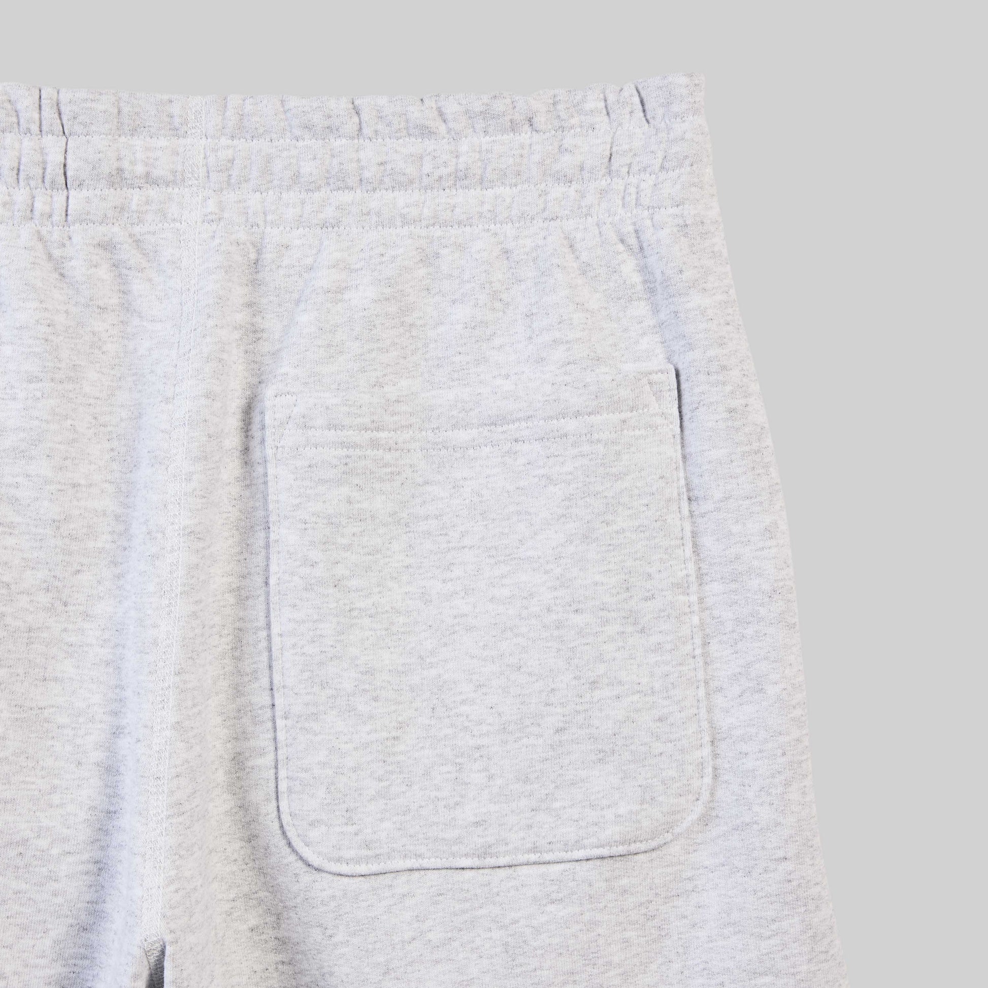 Heavyweight Fleece Sweatshort - Heather Ash