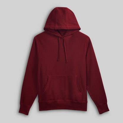 Pullover Hooded Sweatshirt - Burgundy