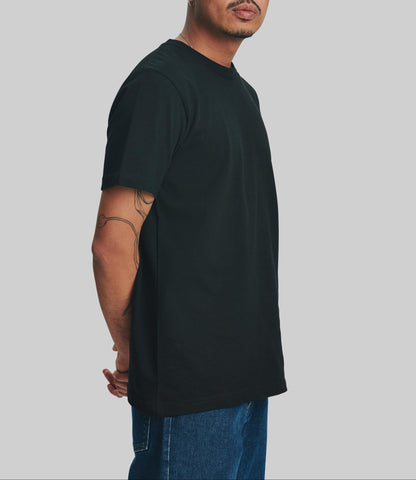 Classic Heavyweight Combed Cotton T-Shirt - Black