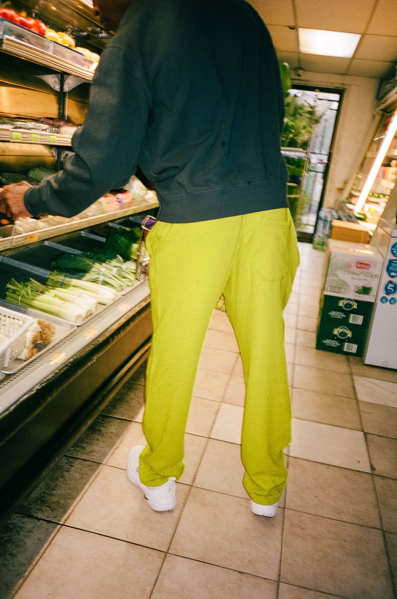Recycled Cotton Blend Sweatpant - Citronelle