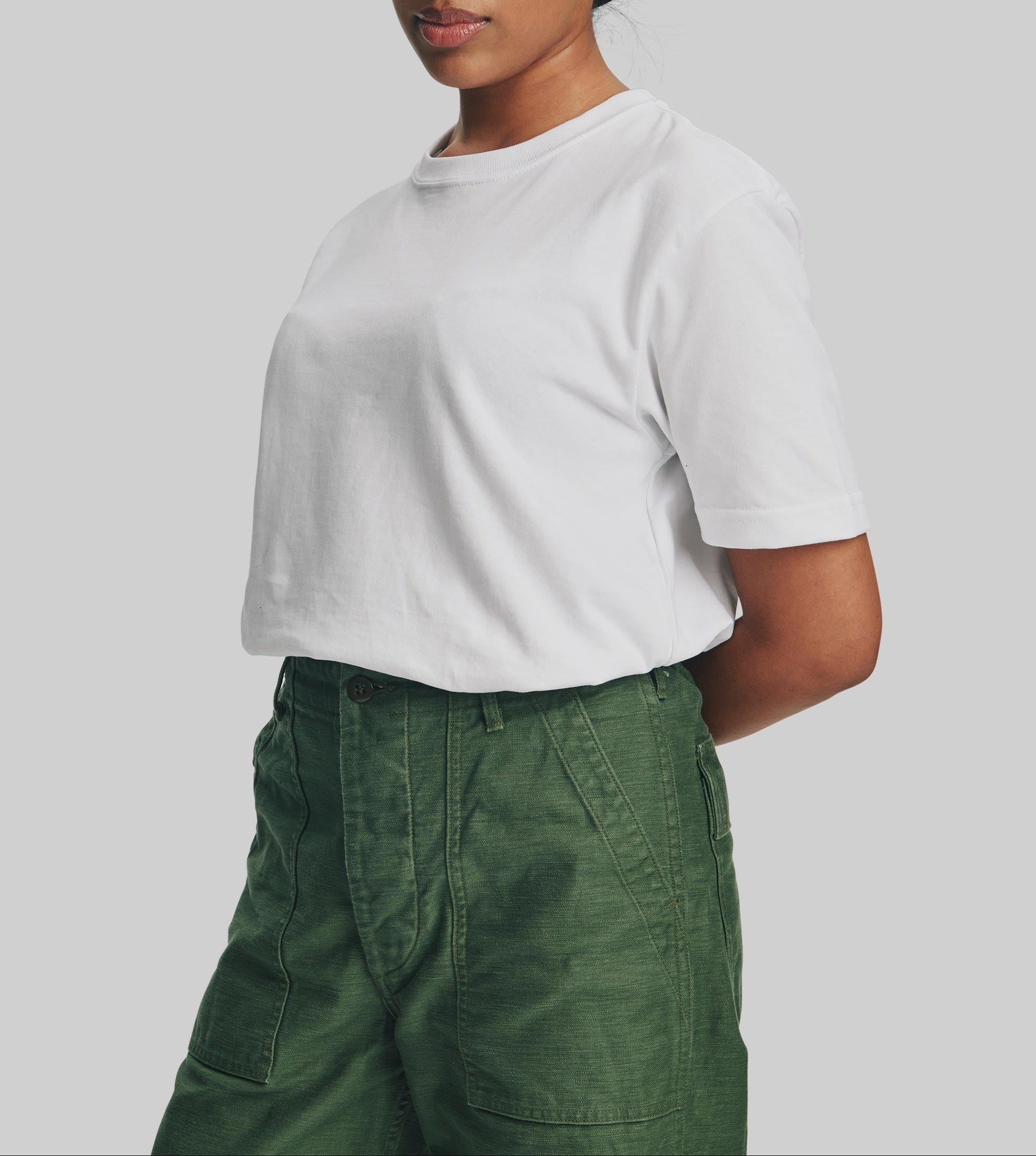 Classic Heavyweight Combed Cotton T-Shirt - White