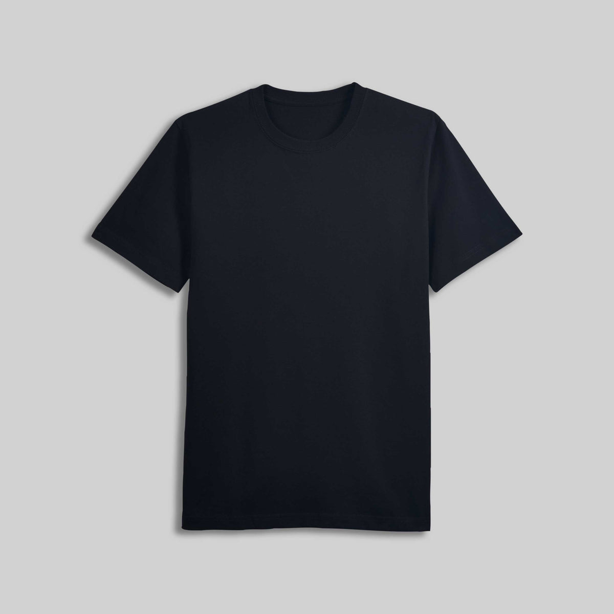Classic Heavyweight Combed Cotton T-Shirt - Black