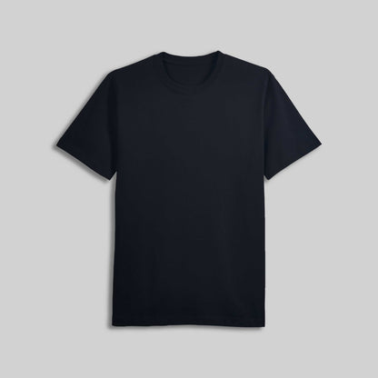 Classic Heavyweight Combed Cotton T-Shirt - Black
