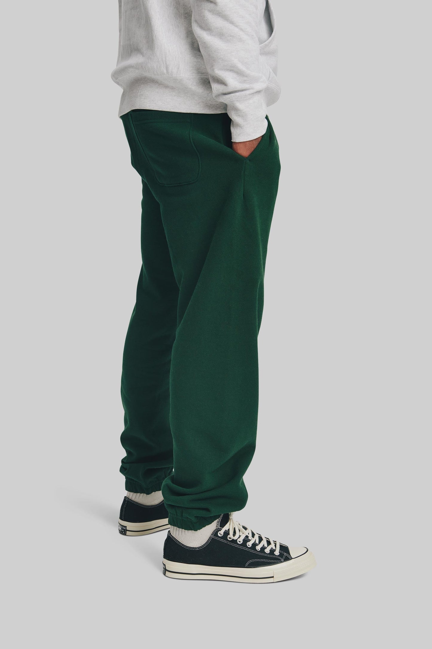 Classic Heavyweight Cotton Sweatpant - Forest Green
