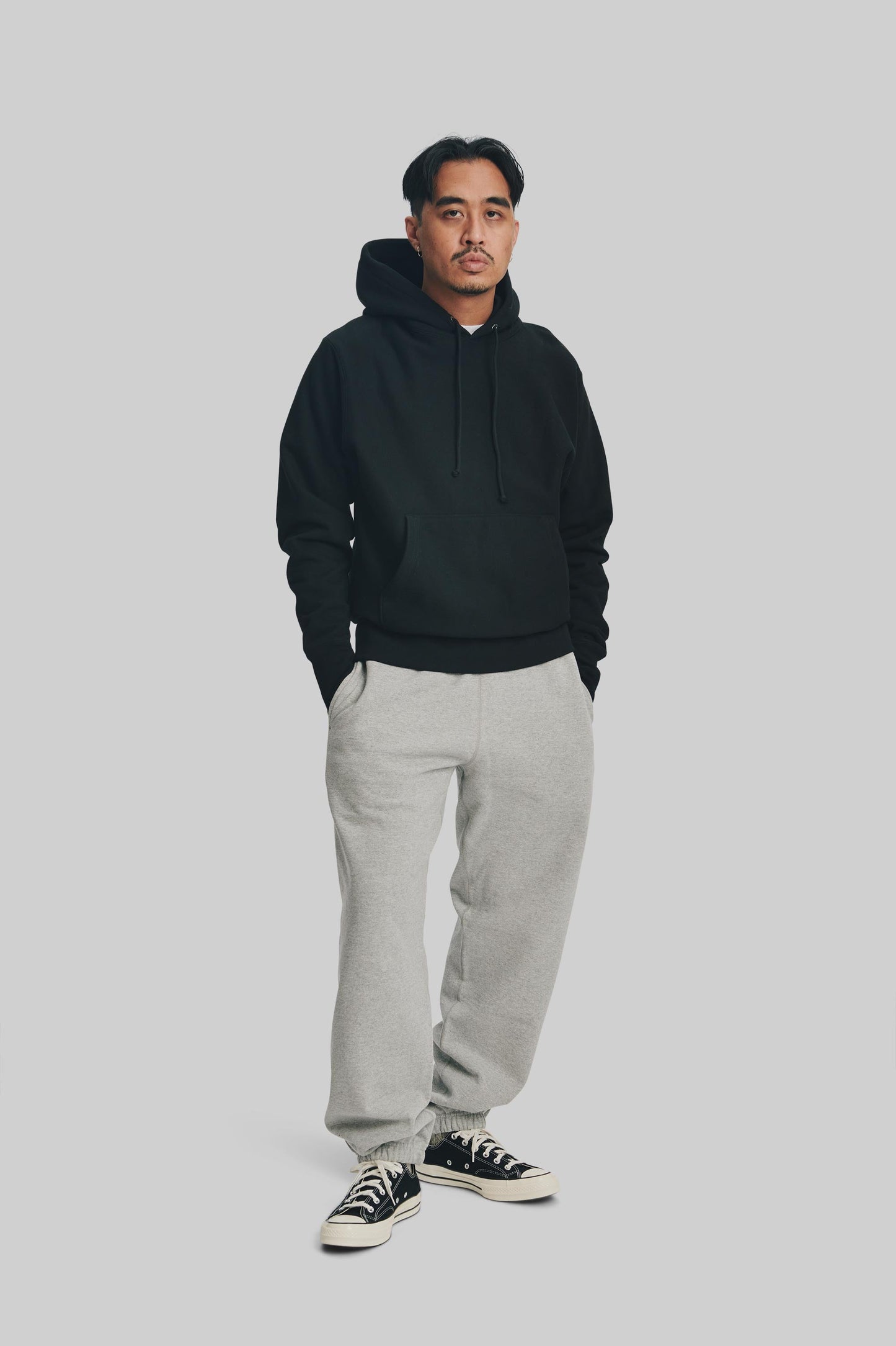 Classic Heavyweight Cotton Sweatpant - Heather Grey