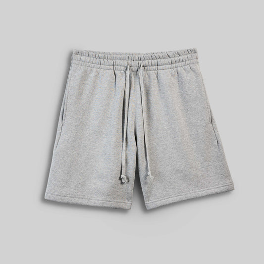 Heavyweight Fleece Sweatshort - Heather Grey